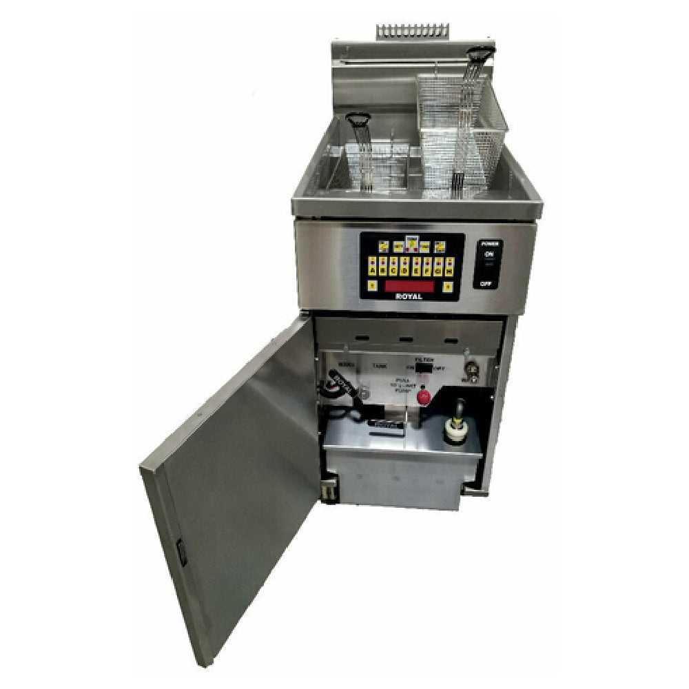 Royal Range Of California RHEF-45-4-DM_NAT High Efficiency Fryer Battery Gas Floor Model