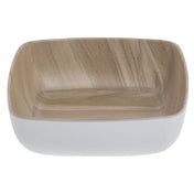 Hubert 85484 - Kalm Collection Bowl, 47 Oz., 6-1/2" X 6-1/2" X 2"H