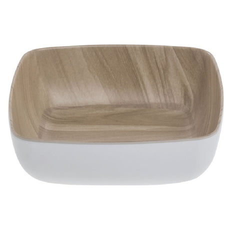 Hubert 85484 - Kalm Collection Bowl, 47 Oz., 6-1/2" X 6-1/2" X 2"H