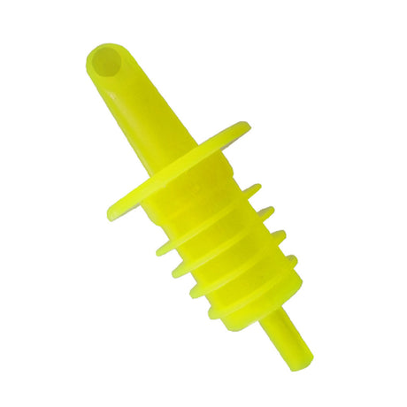 Tablecraft 35Y Economy Free Flow Pourer Plastic Yellow (must Be Purchased In Multiples Of 864 Each)