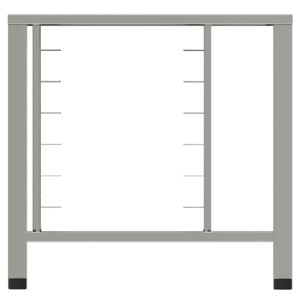 Tecnoeka EKTAS 464 Stainless Steel Table 32"W X 28.74"D X 31.14"H With Supports For (6) Full Size Trays