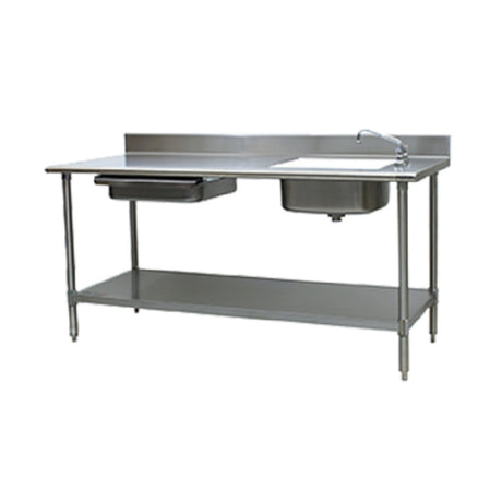 Eagle PT 3084-R Spec-Master® Series Work Table With Prep Sink 84"W X 30"D