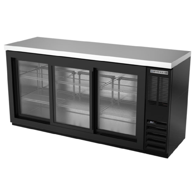 Beverage Air BB72HC-1-F-GS-B-27 Refrigerated Food Rated Back Bar Storage Cabinet