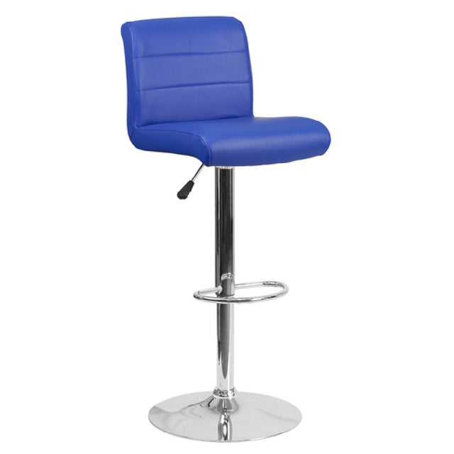 Flash Furniture DS-8101B-BL-GG Swivel Bar Stool Adjustable Height Contemporary Style