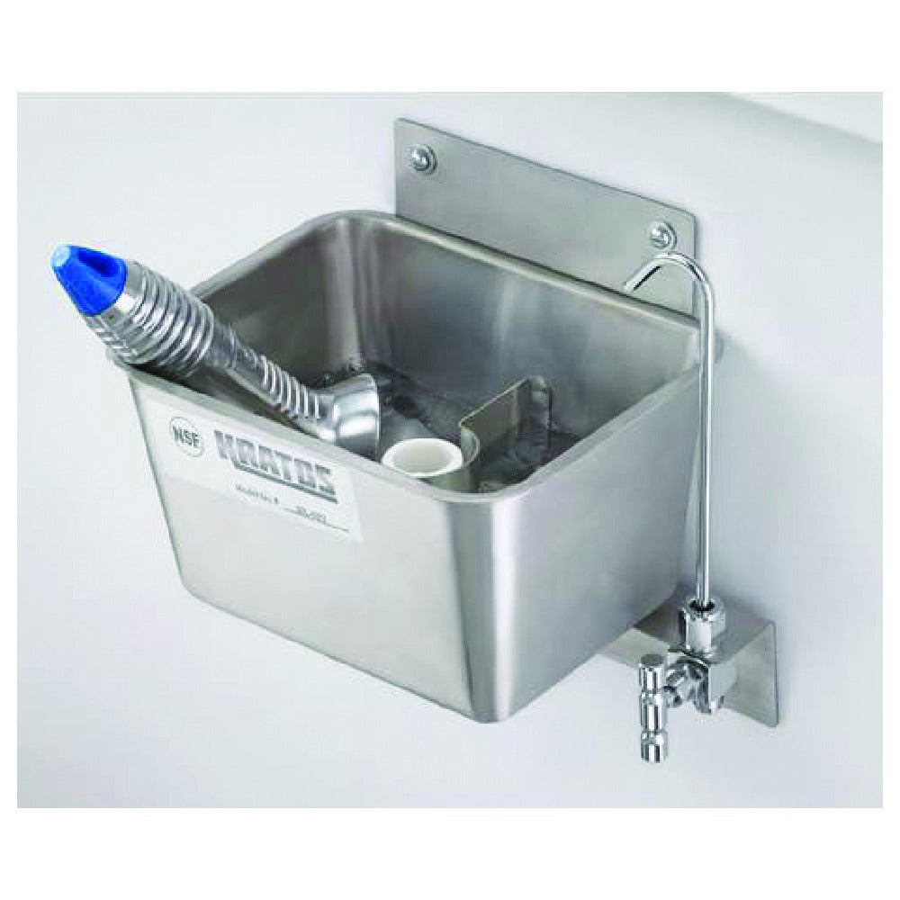 Hubert 32L-023 - Kratos Ice Cream Dipper Well And Faucet Set, 8"