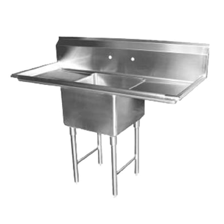 GSW USA SE18181D Sink One Compartment 54-1/8"W X 24"D X 45"H