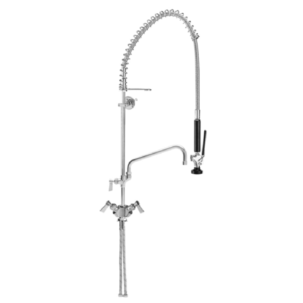 Fisher 53015 Pre-Rinse Unit Single-deck Mounted Add-On-Faucet With 6" Swing Spout