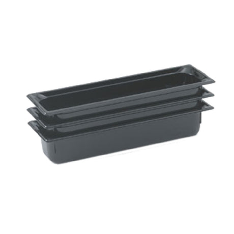 Vollrath 8052420 Super Pan® 2/4 GN Food Pan 2-1/2" Deep Low-temp Polycarbonate Black Plastic