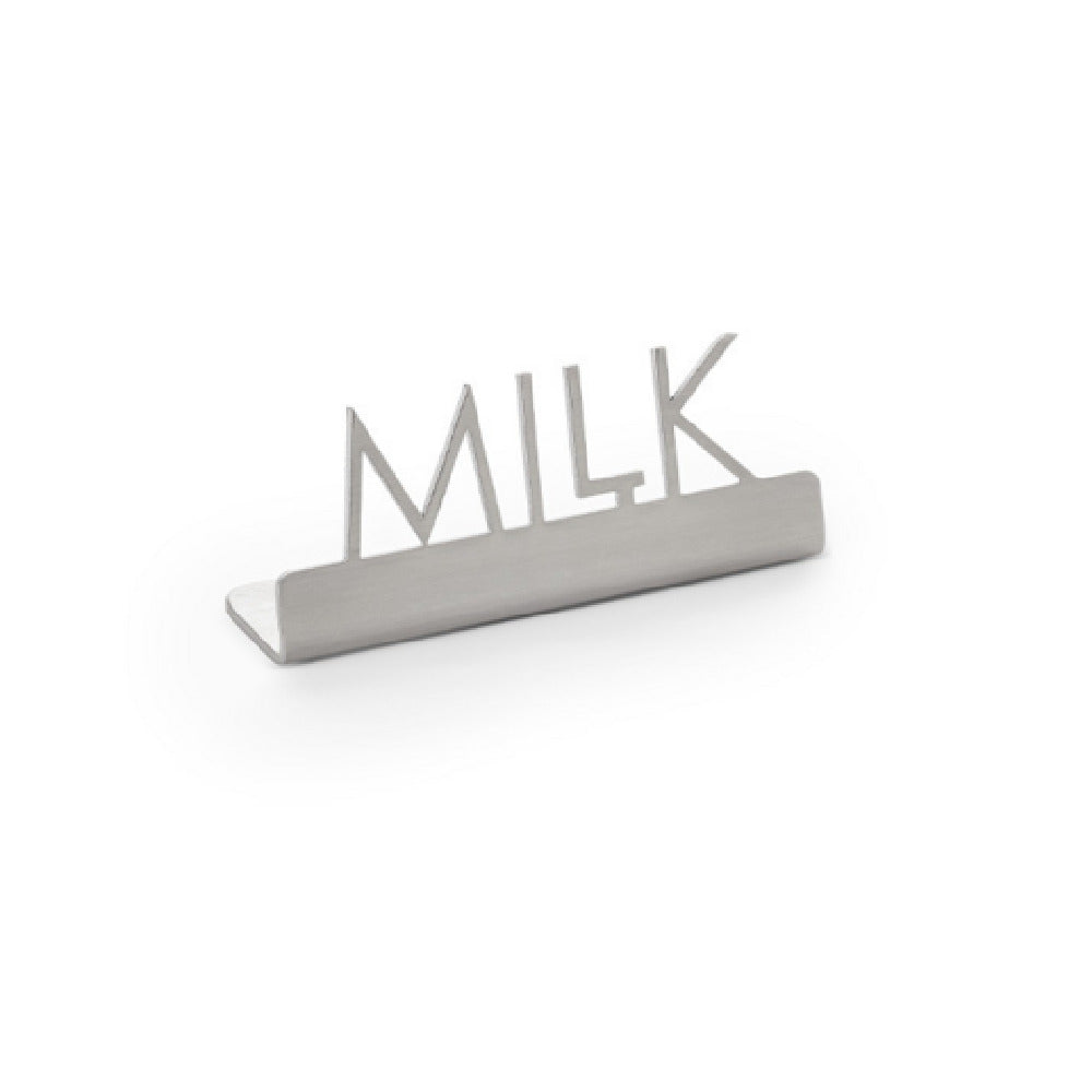 American Metalcraft SSM3 - Laser Cut Sign, 0.9"W X 3"D X 1-1/4"H, Stainless Steel
