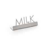 American Metalcraft SSM3 - Laser Cut Sign, 0.9"W X 3"D X 1-1/4"H, Stainless Steel