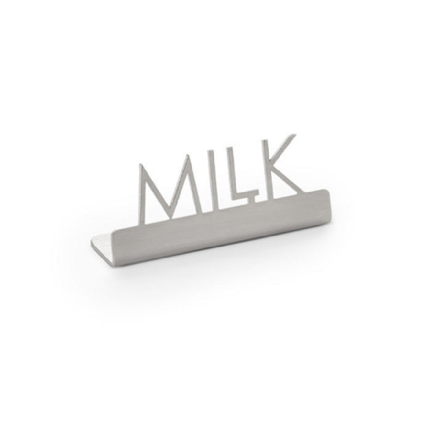 American Metalcraft SSM3 - Laser Cut Sign, 0.9"W X 3"D X 1-1/4"H, Stainless Steel