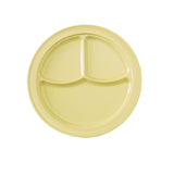 Yanco NS-703Y Nessico Compartment Plate 10-1/4" Dia. 3-compartments