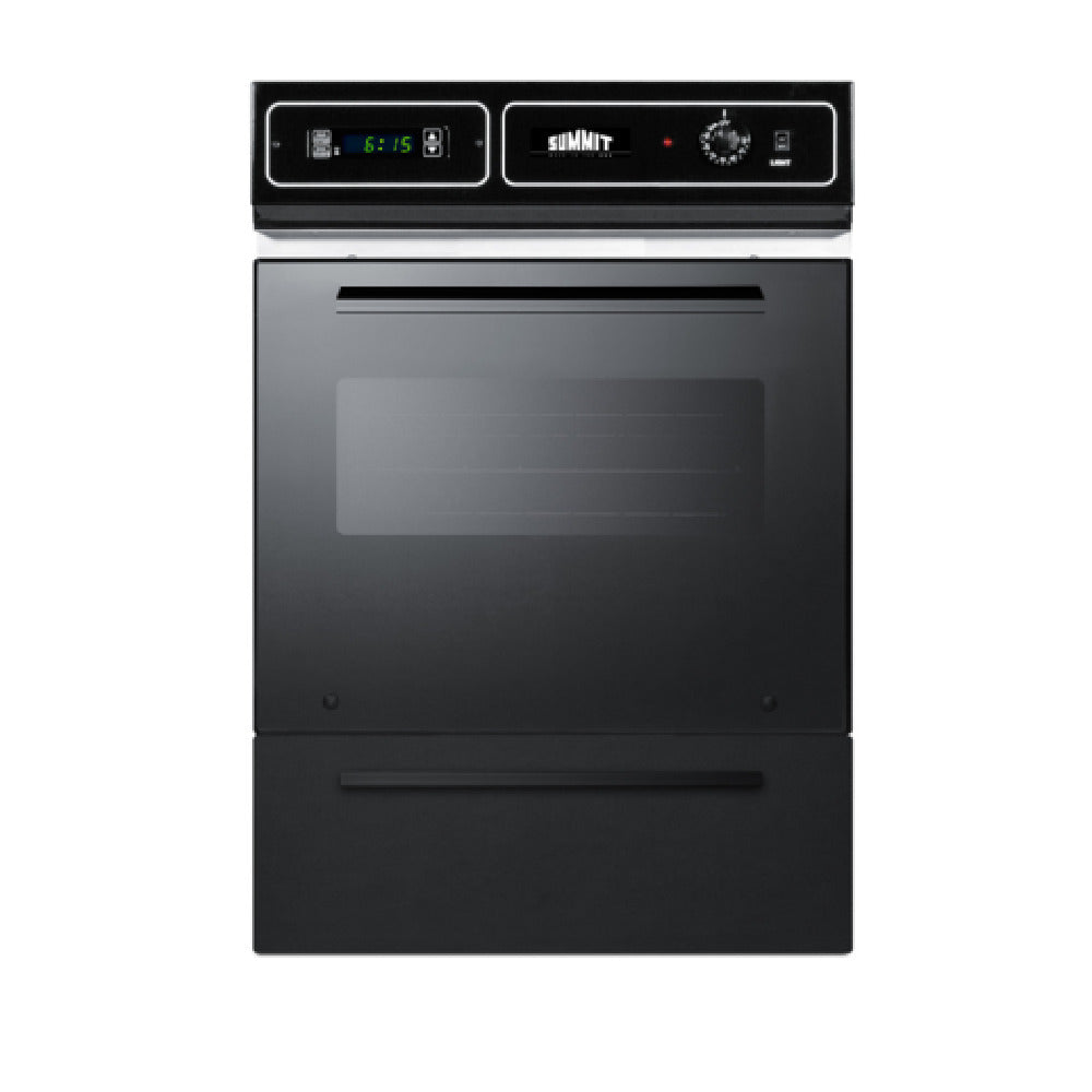 Summit TEM715DK Residential Wall Oven 115V Electric 24" Wide