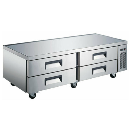 USR Brands CB72 Coldline Refrigerated Chef Base 72-3/8"W 16.0 Cu. Ft. Capacity