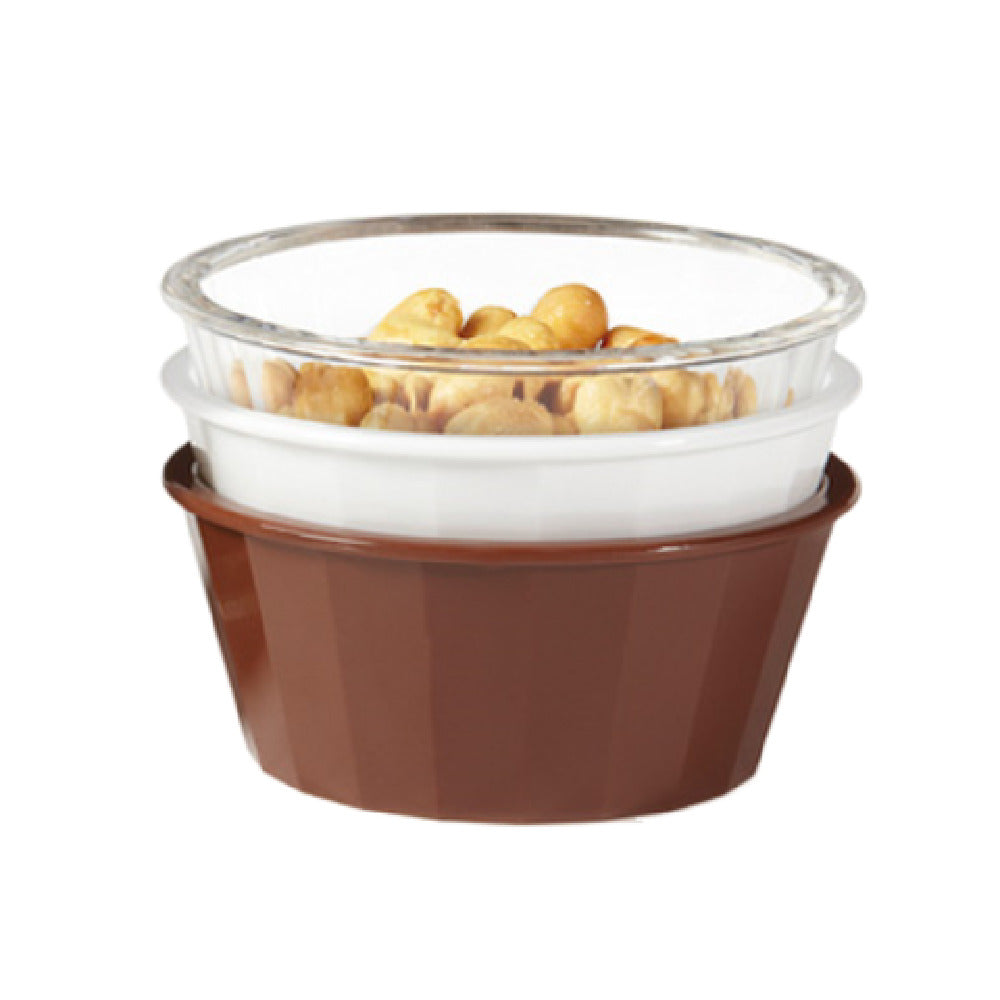 GET Enterprises ER-045-CL Ramekin 4 Oz. 4-1/4" Dia. X 1-1/2" Deep