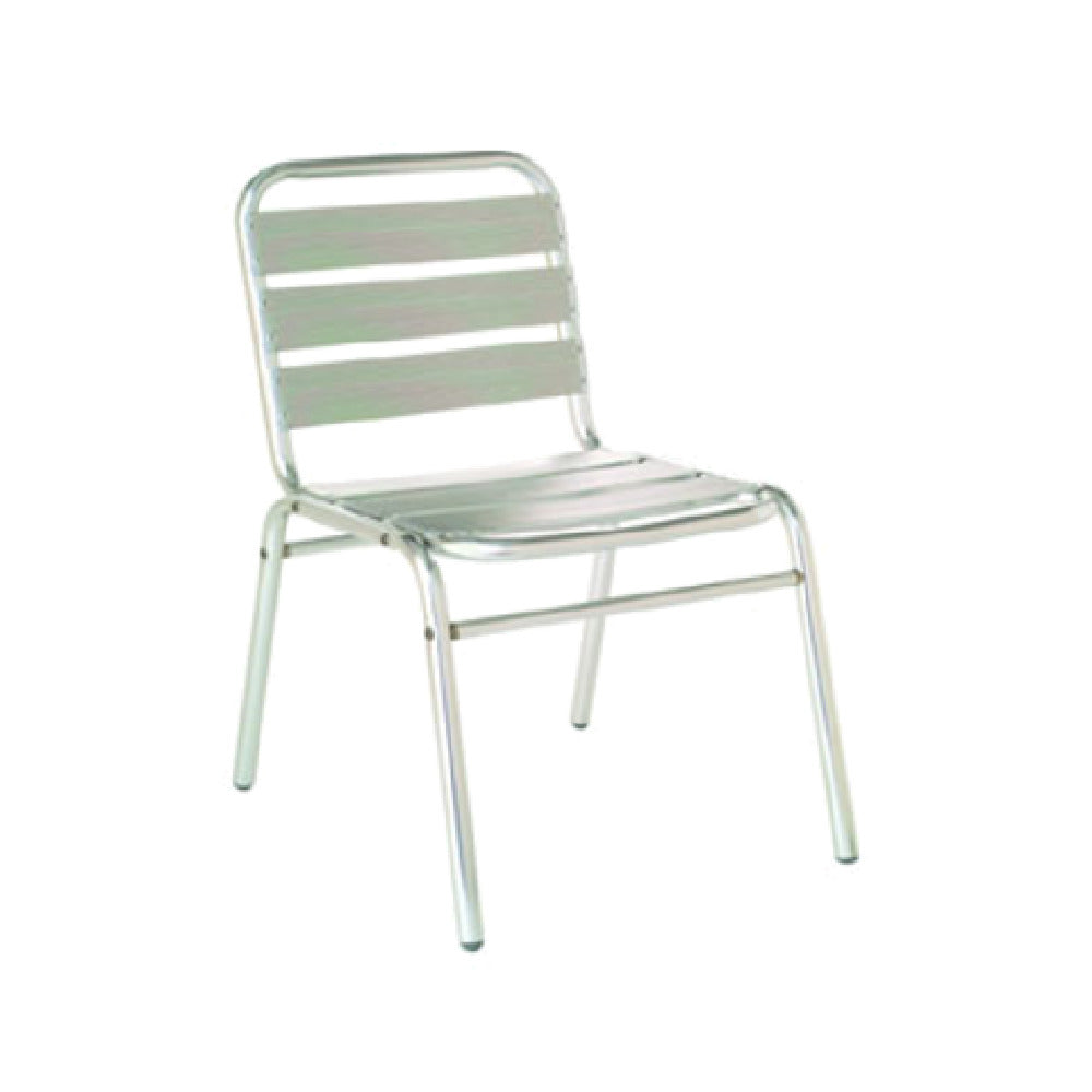 Emuamericas Llc AH1000-00-00 Flora Stacking Side Chair Outdoor/indoor Slat Back And Seat