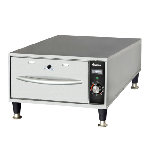 Omcan 47546 (FW-CN-0001) Narrow Drawer Warmer Single Freestanding Temperature Range( 80-220 ºF/27-104.4 ºC)