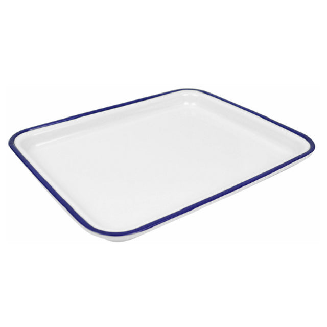 Bauscher Hepp TEW7412 - Enamelware Collection Tray, GN 1/2 Size, 12-3/4"L X 10-1/2"W X 1-1/4"H