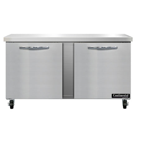 Continental Refrigerator SWF60N Work Top Freezer 60"W 17.0 Cu Ft Capacity