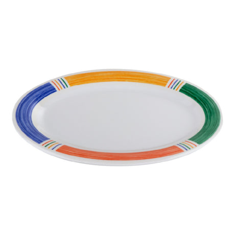 GET Enterprises OP-950-BA Diamond Barcelona™ Platter 9-3/4" X 7-1/4" Oval