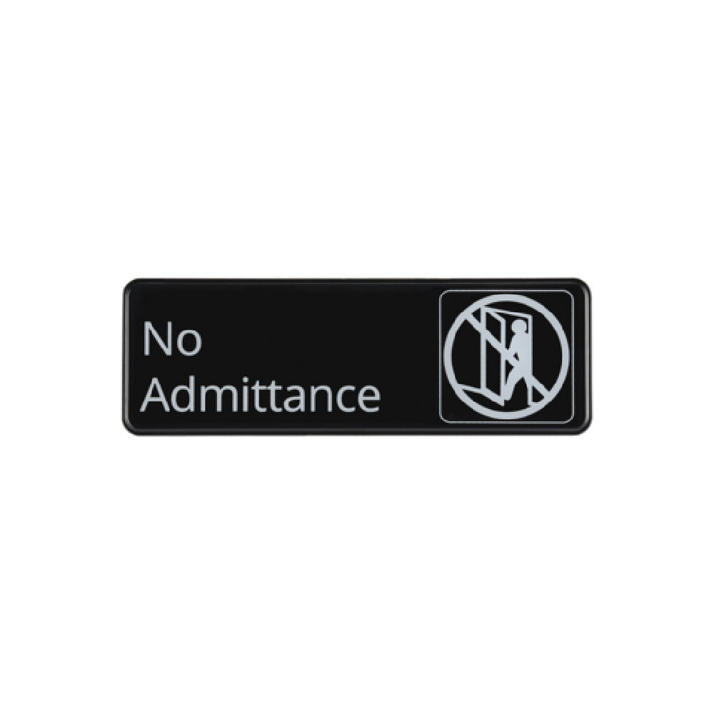 CAC China SCE3-NA12 Compliance Sign English 9" X 3"H