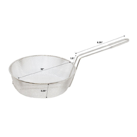 Omcan USA 80378 - (80378) Culinary Basket, 10" Diameter X 3" Deep, Round