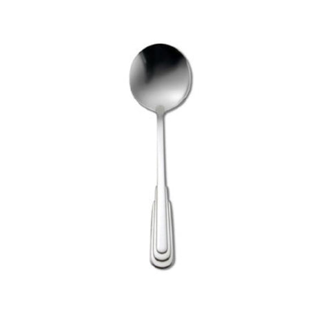 1880 Hospitality 2507SBLF Oneida® Bouillon Spoon 6" Symmetrically Designed Tiers Along Handle