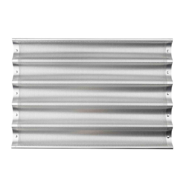 TableCraft Products 13526 - Baguette Pan, 26"W X 18"D X 1-1/4"H, 5 Channels