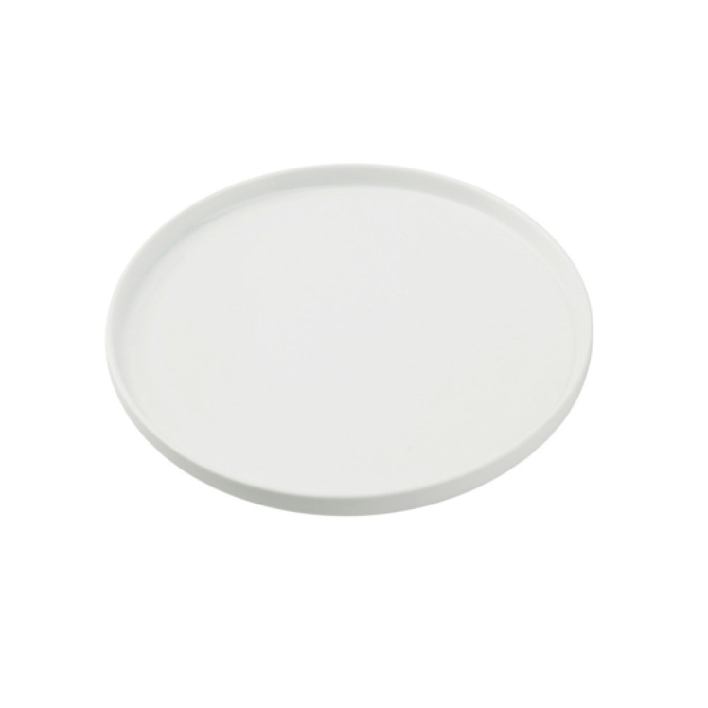 Yanco CA-212 Cambria Dinner Plate 12" Dia. X 1"H Porcelain With Aluminum