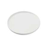 Yanco CA-212 Cambria Dinner Plate 12" Dia. X 1"H Porcelain With Aluminum