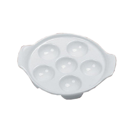 Yanco ESC-8 Accessories Escargot Dish 8-1/2" Dia. Round