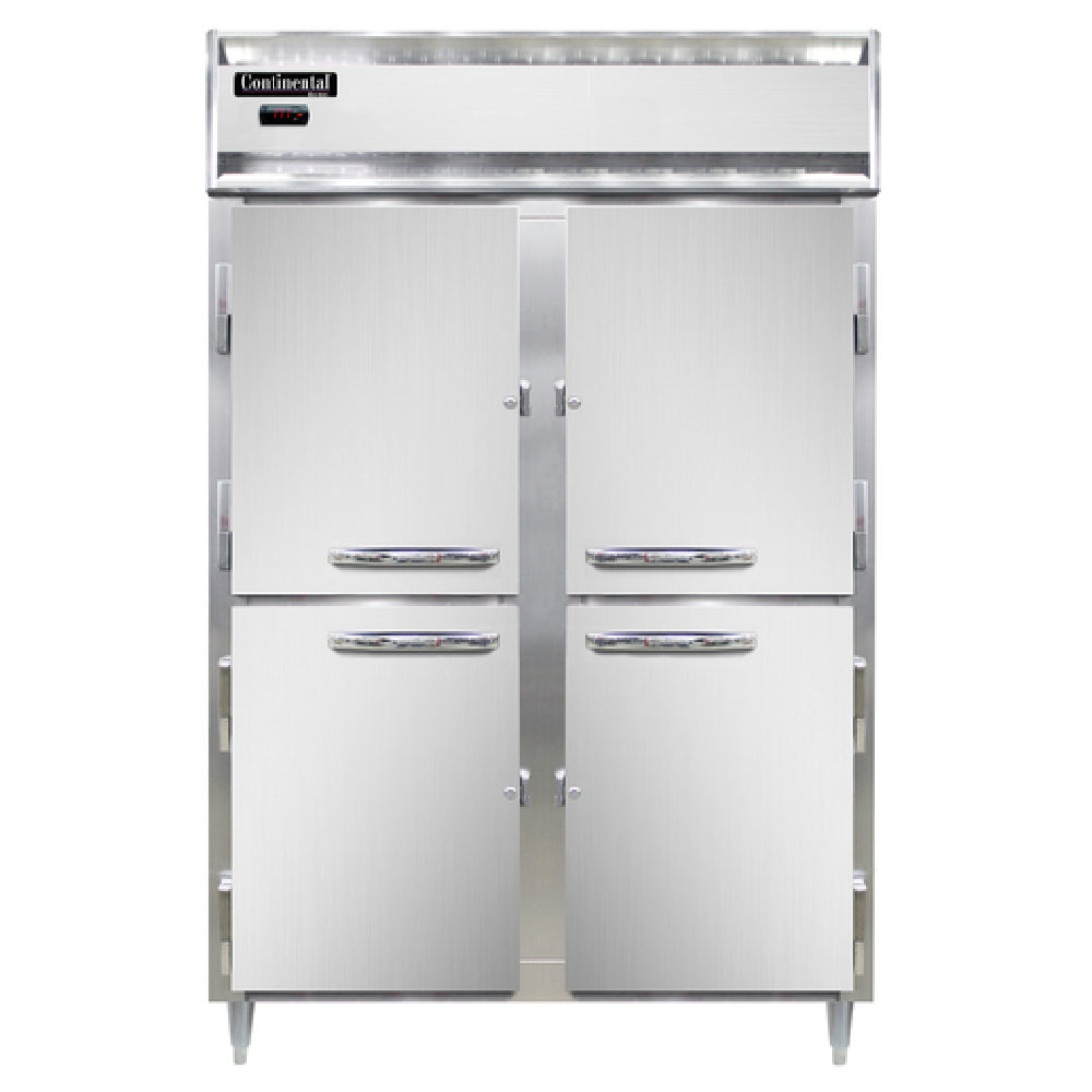 Continental Refrigerator DL2W-SA-HD Designer Line Heated Cabinet Reach-in Two-section