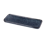 Yanco BL-513 Blue Star Plate 13-3/4"W X 5"D X 5/8"H Rectangular