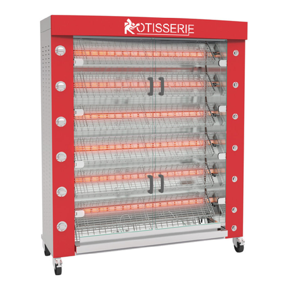 Rotisol FBS1600-6G-SSP FlamBoyant™ SPATCHCOCK Rotisserie Oven Gas Floor Model