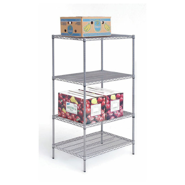 Hubert 54137 - Shelving Unit, Wire, 36"W X 18"D X 63"H
