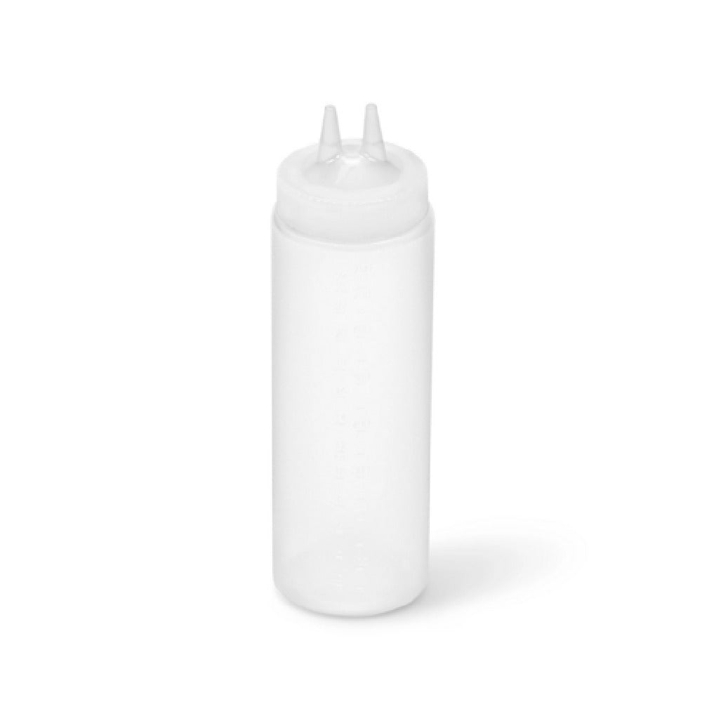 Vollrath 2324-13 - Traex® Twin Tip™ Squeeze Bottle Dispenser, 24 Oz., Wide Mouth