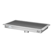 Koolmore KM-FTG-18108 KoolMore Commercial Floor Trough Drain 108"W X 18"D (2) 4"dia. Drain Connections