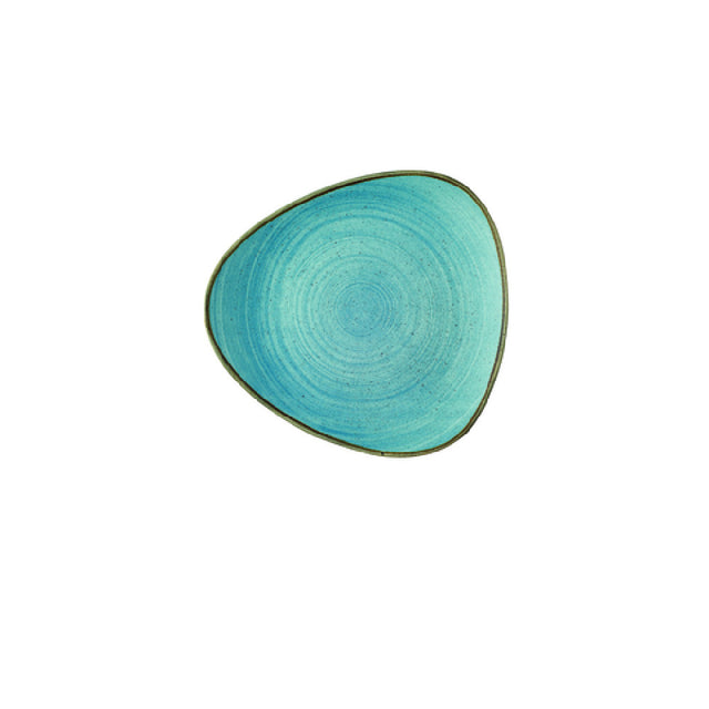 Churchill China SRBETR101 Plate 11-1/8" Dia. Raw Teal Lotus