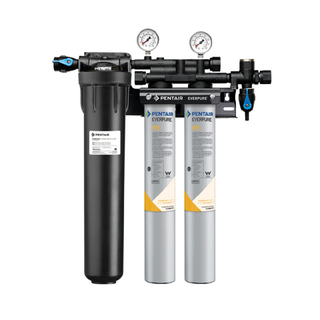 Everpure QC7I PF TWIN 7FC QC7I Water Filtration System QC7I PF Twin 7FC (1) EC210 Prefilter