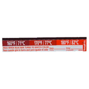 Franklin Machine Products 138-1257 Taylor® Dishwasher Temperature Label 160° 170° & 180°F