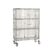 Metro SEC56S-SD-2SE - Super Erecta® Security Unit, Mobile, Stainless Steel Finish
