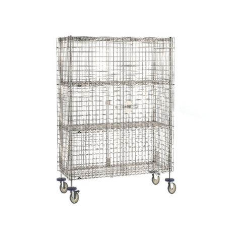 Metro SEC56S-SD-2SE - Super Erecta® Security Unit, Mobile, Stainless Steel Finish