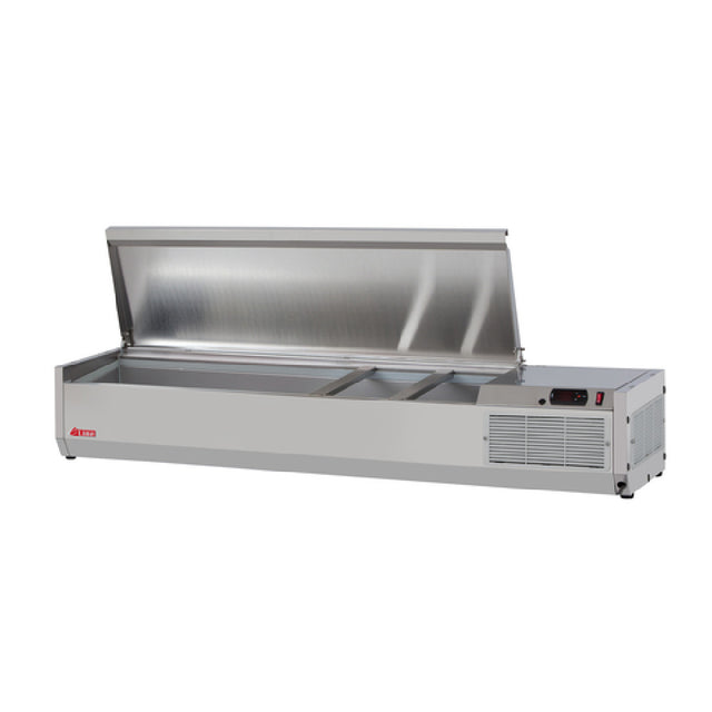 Turbo Air CTST-1200-N E-Line Countertop Salad Table 48-3/8"L Side Mounted Self-contained Refrigeration