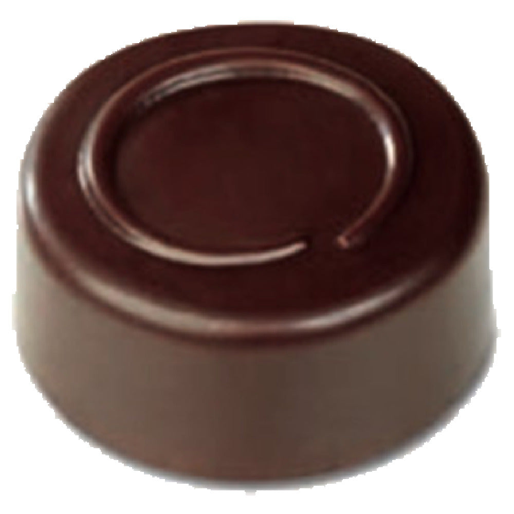 JB Prince K605 Chocolate Mold (21) Marked Round 1-1/8" Dia. X 9/16"H