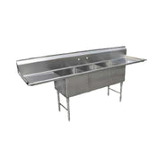 GSW USA SE15153D Sink Three Compartment 75-3/8"W X 21"D X 45"H