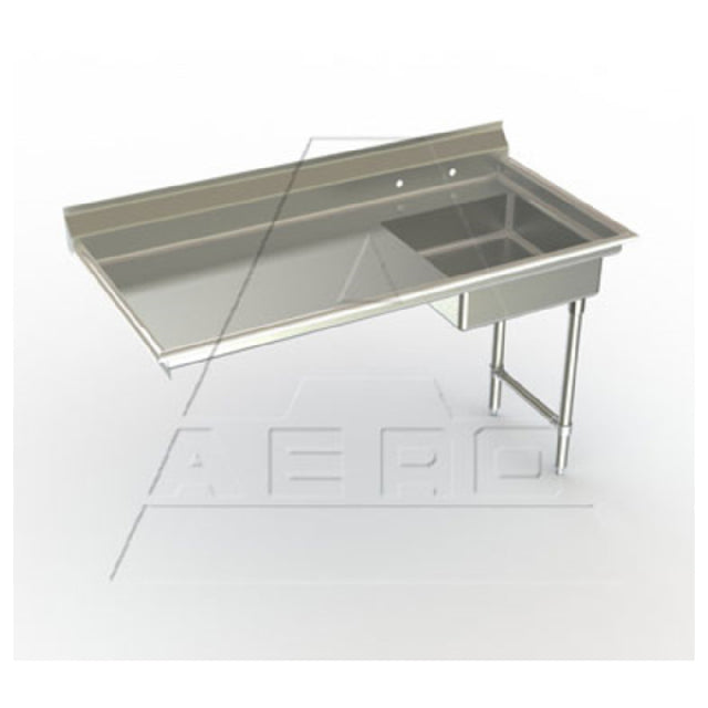 AERO Manufacturing XUDR-60 Delux™ Soiled Dishtable 60" R-L Straight Undercounter