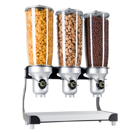 Cal Mil 3516-3-13FF Cereal Dispenser (3) 5L Capacity Cylinders 19"W X 11"D X 25-3/4"H