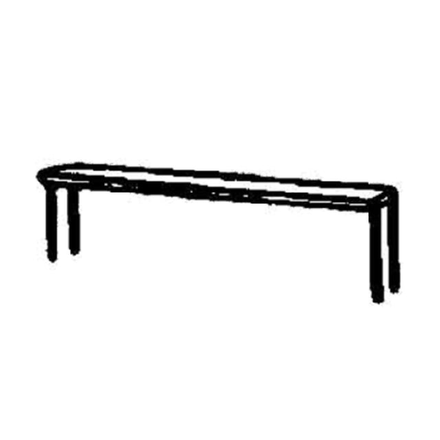 Piper Products SS-44 - Shelf, Table Mounted, Single-deck