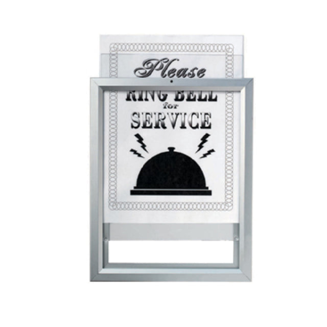 Aarco OT118 Insta Frame Sign/Poster Holder 8-1/2"W X 11"H Mounts To Flat Object With Screws