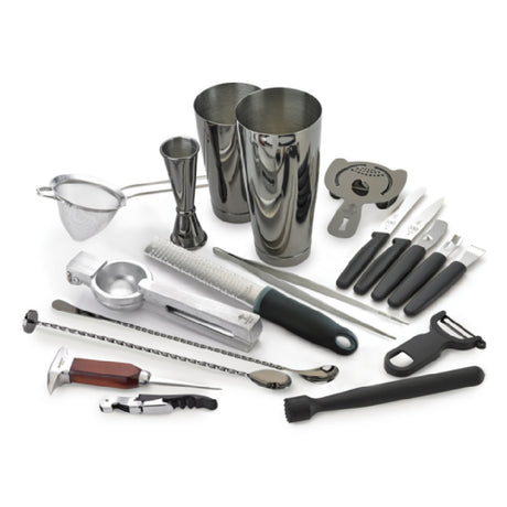 Mercer M37102BK - Barfly® Deluxe Set, 18-piece, Includes: (1) Cocktail Shaker Set